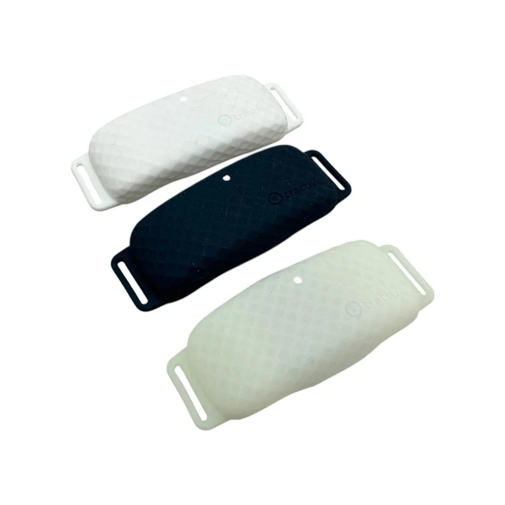 Lot 3x Tractive GPS CAT 4 Collar Attachments - Glow-in-the-Dark Midnight Blue